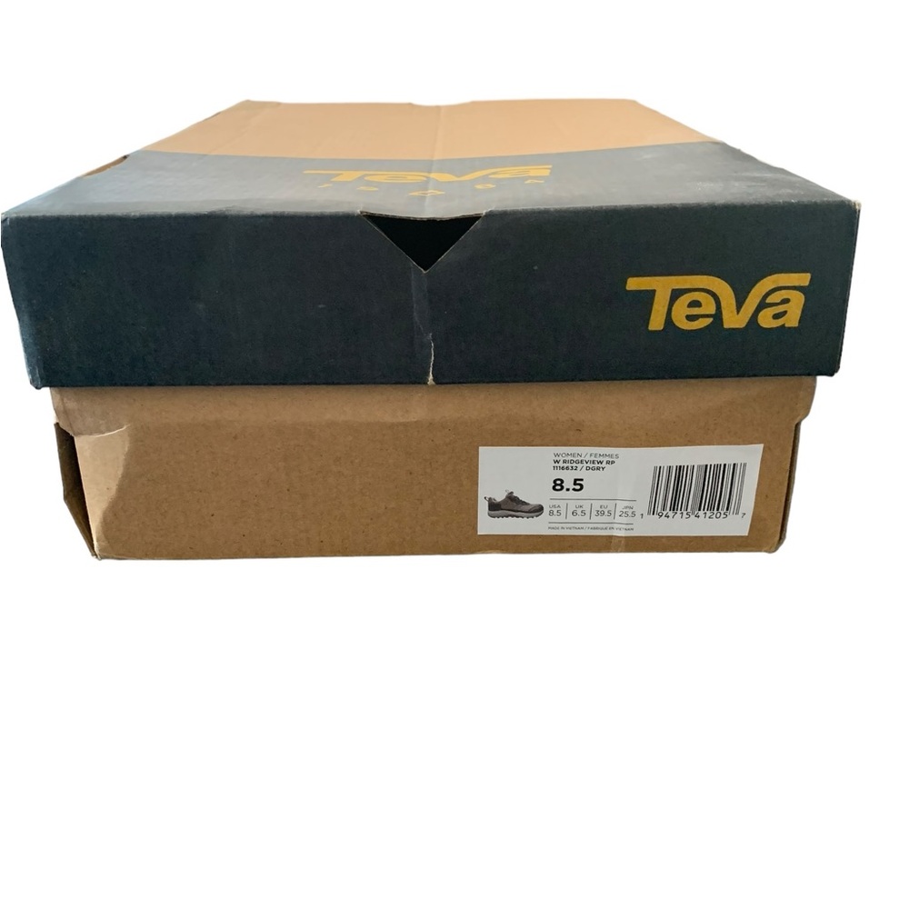 New Teva Ridgeview Rapid Proof Low Hiking Shoes Waterproof Women Size 8.5 - Picture 6 of 8